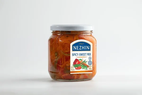 Dārzeņu salāti NIZHYN , saldi pikantie, 460g