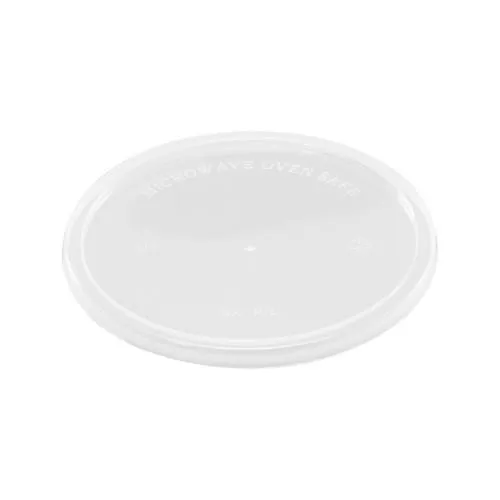Daugkartinis plastikinis dangtelis 370/525 ml sriubos indeliui, PP, D 120 mm, 50 vnt