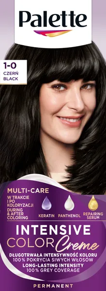 Matu krāsa Palette N1 melns 100ml