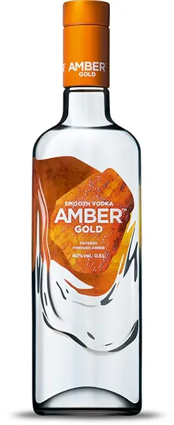 Degtinė AMBER GOLD, Vodka, 40% 0,5 l