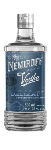 Degtinė NEMIROFF, Delikat, 40%, 0,5 L
