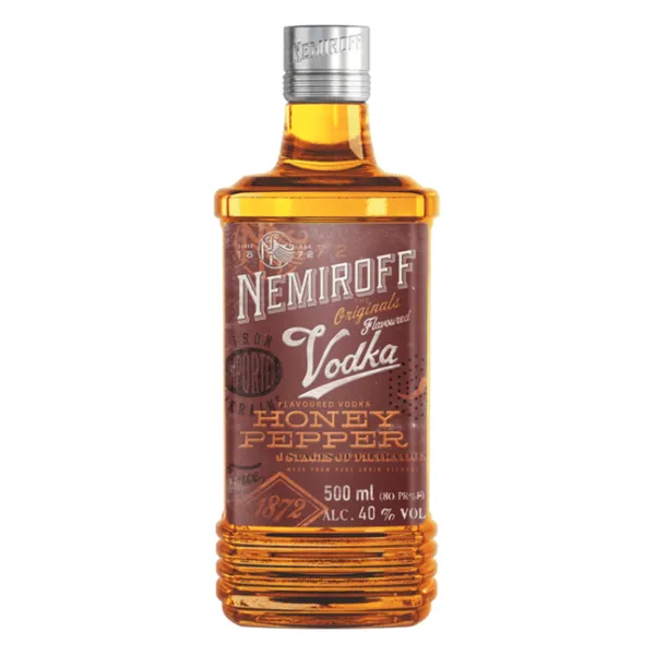 DEGTINĖ NEMIROFF HONEY PEPPER 0,5L 40%