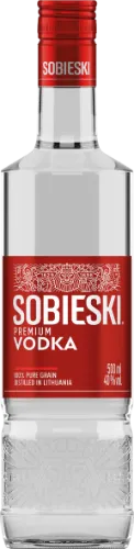 Degtinė SOBIESKI Premium, 40%, 0,5 l
