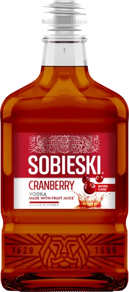 Degtinė SOBIESKI, spanguolių skonio, 40%, 0,2 l