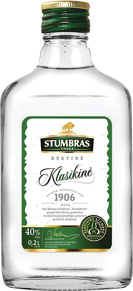 Degtinė STUMBRAS Klasikinė, 40%, 0,2 l