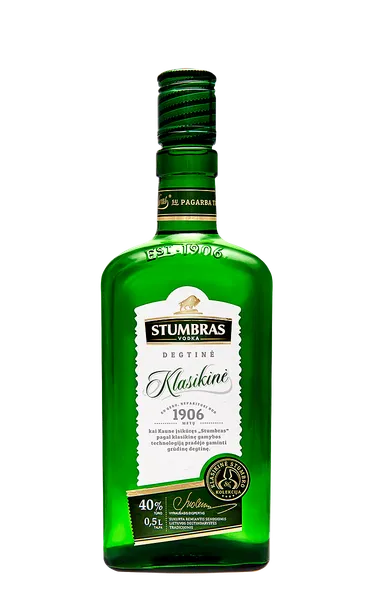 Degtinė STUMBRAS Klasikinė,40%, 0,5 l
