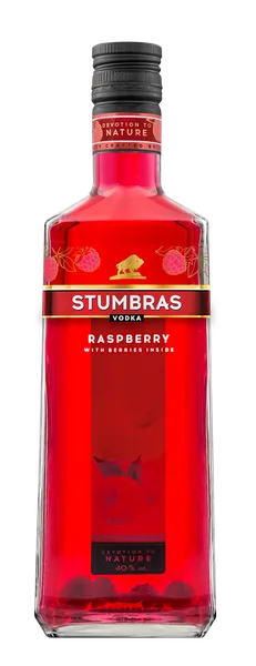 Degtinė STUMBRAS Vodka, aviečių skonio, 40 %, 0,5 l