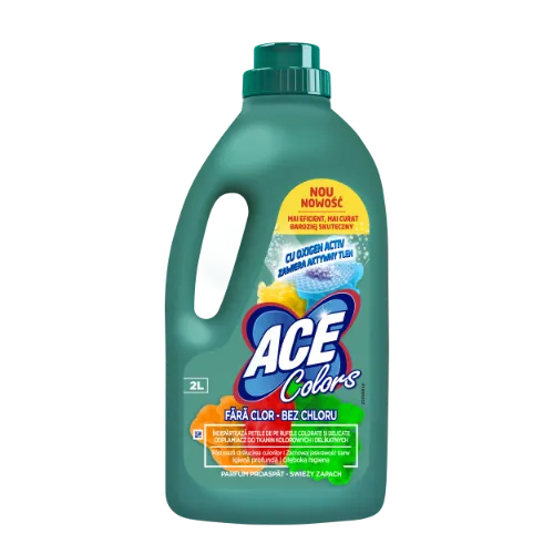 Dėmių valiklis ACE Colors, spalvotiems audiniams, 2 l New