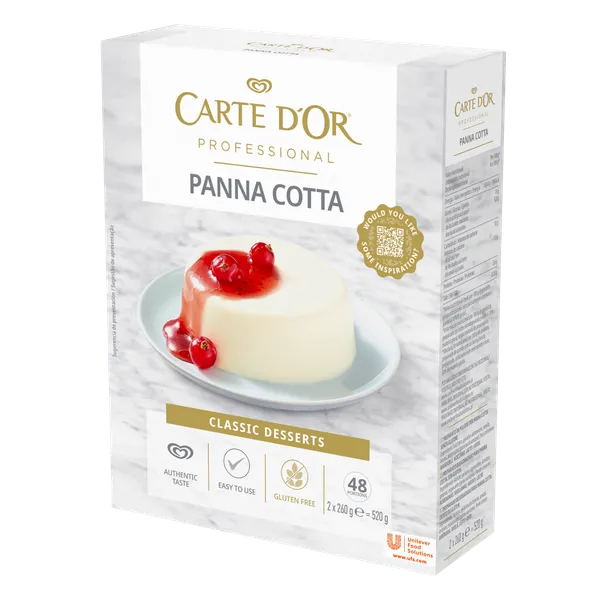 Panna Cotta CARTE D'OR, sausā veidā, 520g