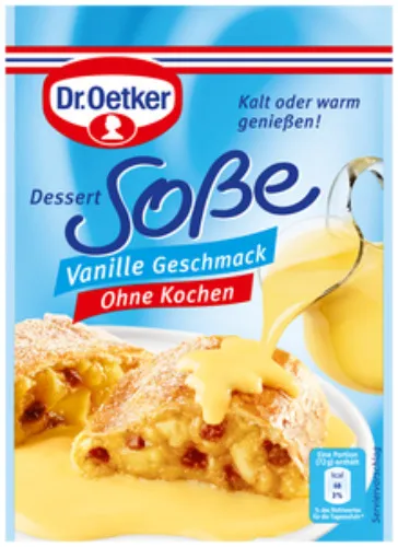 Vaniļas desertu mērce DR. OETKER pulveris 39g