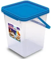 Dėžė CLEAN BOX, su rankena/dangčiu, plastikas, 9,1 l, 24,3 x 23 cm, H 27,1 cm, vnt