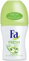 Dezodorantas FA Fresh & Dry Green Tea, rutulinis, 50 ml