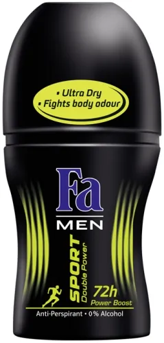 Dezodorantas FA Men Double Power Power Boost, rutulinis, 50 ml
