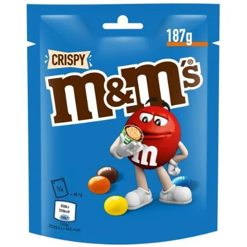 M&M's Crispy pouch bag 187g_NEW
