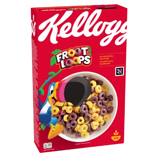 Dribsniai KELLOGG'S Froot Loops, 375g