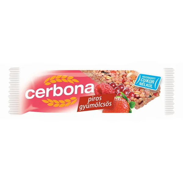Dribsnių batonėlis CERBONA Red fruits, 20 g