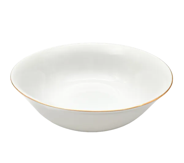 Dubenėlis Gold, porcelianas, 750 ml, D 18 cm, H 6,5 cm, vnt