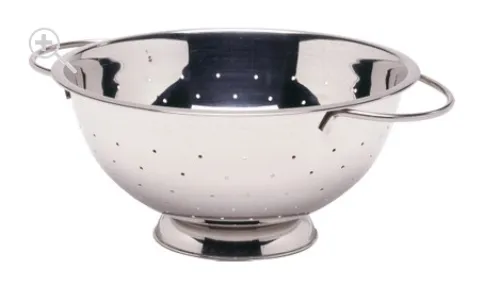 Dubuo - koštuvas, dvi rankenos/stovelis, nerūdijantis plienas, D 34 cm, H 16 cm, vnt