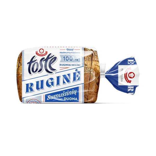 Ruginė sumuštinių duona TOSTE, 370 g