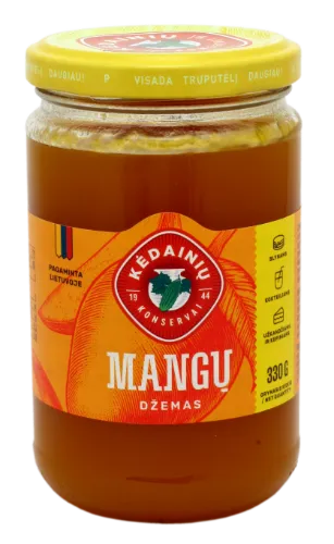 Džemas KĖDAINIŲ mangų skonio, 330 g
