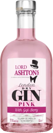 Džinas LORD ASHTON Pink Gin 37,5%, 0,5l