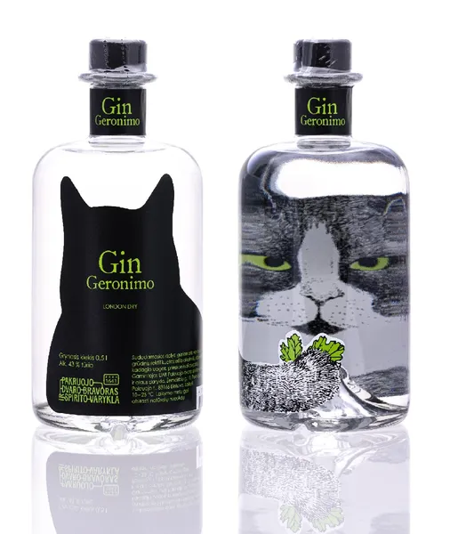 Džinas PAKRUOJO DVARO, London dry gin Geronimo, 43 %, 0,5 l