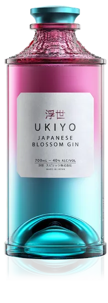 Džinas UKIYO, Japanese Blossom, 40%, 0,7l