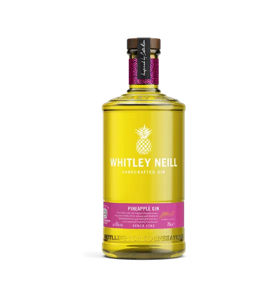 Džinas WHITLEY NEILL, ananasų, 43 %, 0,7 l