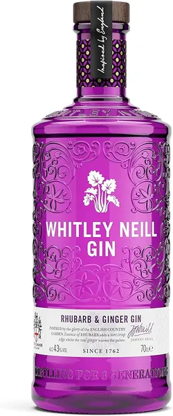 Džinas WHITLEY NEILL Rhubarb&Ginger, 41,3%, 0,7 l