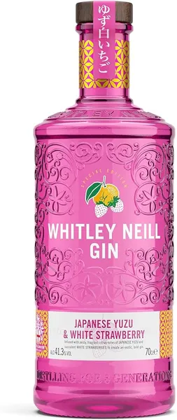 Džinas WHITLEY NEILL Yuzu Strawberry, 41,3%, 0,7 l