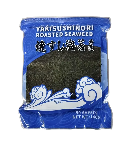 Džiovinti jūros dumbliai SUSHI NORI, Blue, 140 g, 50 vnt