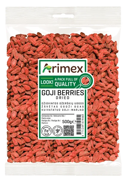 Džiovintos goji uogos ARIMEX, 500 g