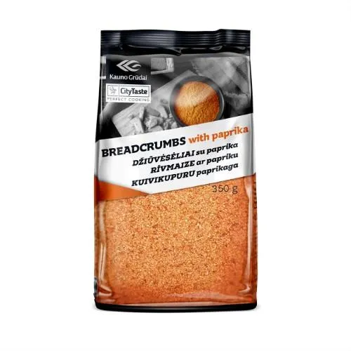 Džiūvėsėliai su paprika KAUNO GRŪDAI, pakelyje. 12x350g