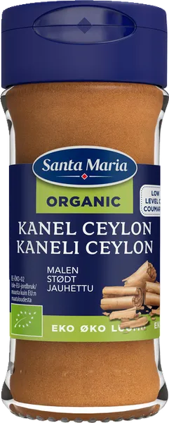 Ekologiškas ceilono cinamonas SANTA MARIA, maltas, 33 g LT-EKO-001