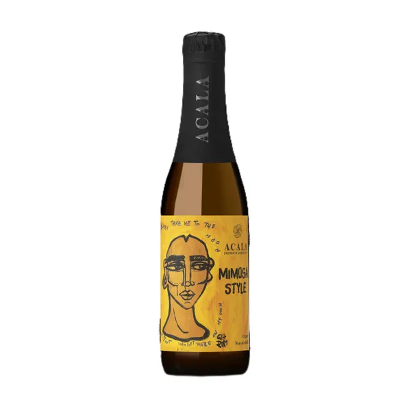 Ekologiškas gaivusis putojantis arbatos gėrimas ACALA Mimosa Style, 330 ml, LT-EKO-001