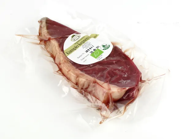 Ekologiškas jautienos kumpio kepsnys BERZGAINIŲ DVARAS, saus.brand. 28 d., ~500 g, LT-EKO-001