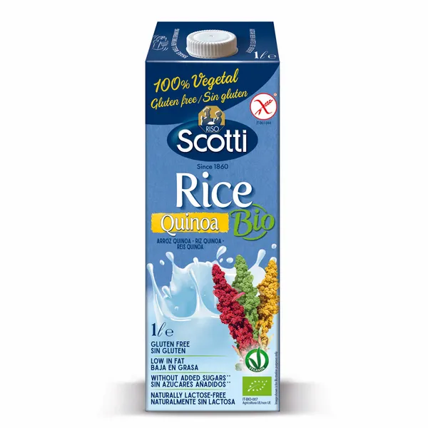 Ekologiškas Ryžių gėrimas SCOTTI, su bolivine balanda,1l, LT-EKO-001