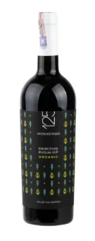 Ekologiškas vynas 125 Primitivo Puglia IGP BIO Organic, raudonas, pusiau sausas, 12,5%,0.75l, LT-EKO