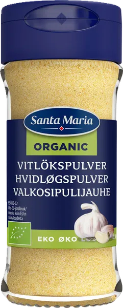 Ekologiški česnakų milteliai SANTA MARIA,  46 g LT-EKO-001