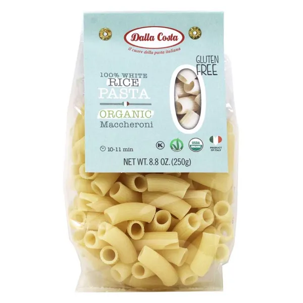 Ekologiški ryžių makaronai DALLA COSTA, Maccheroni, 250 g LT-EKO-001