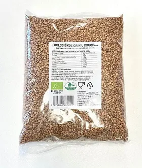 Ekologiškos grikių kruopos EKOFRISA, 1 kg LT-EKO-001