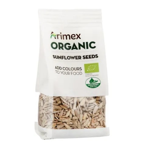Saulespuķu sēklas lobītas ARIMEX Organic, 200g