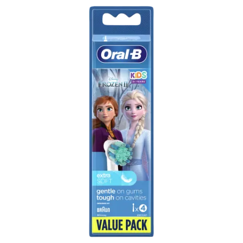 Elektrinio dantų šepetėlio galvutės ORAL-B KIDS FROZEN PRO, 4 vnt.