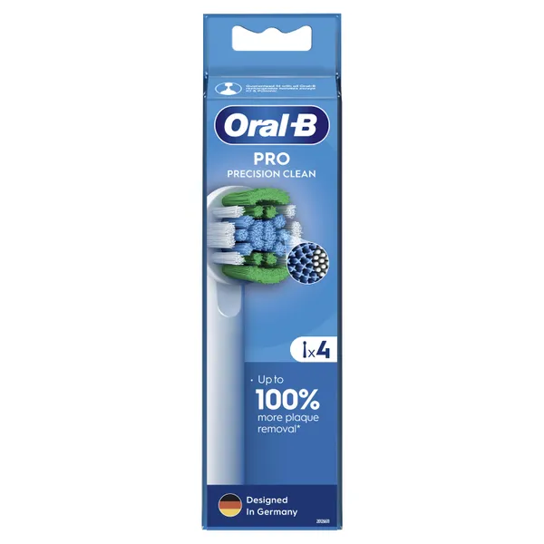 Elektrinio dantų šepetėlio galvutės ORAL-B Precision Clean Pro, 4 vnt.