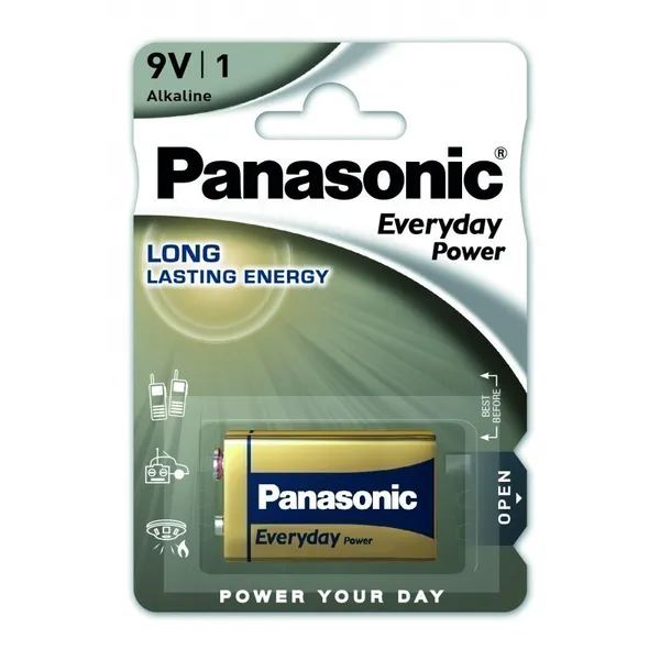 Elementai PANASONIC 9V, (6LR61EPS/1B),  vnt