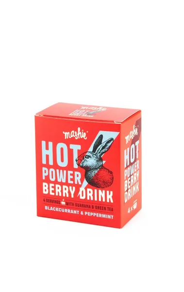 Biezenis HOT POWER Upeņu un piparmētru, enerģijas dzērienam, 4x40ml