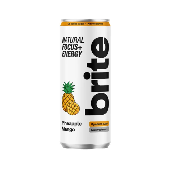 Energinis gėrimas BRITE, ananasų ir mangų skonio, 330 ml, skardinė