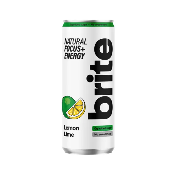 Energinis gėrimas BRITE, citrinos ir laimo skonio, 330 ml, skardinė