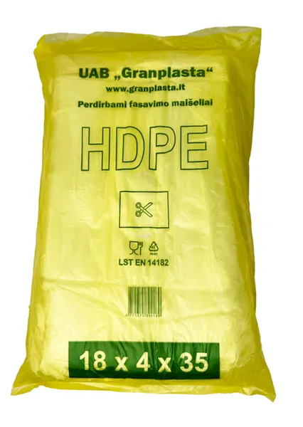 Fasējuma maisi, 18/4x35, 8mk, 1.08kg, 1000gab