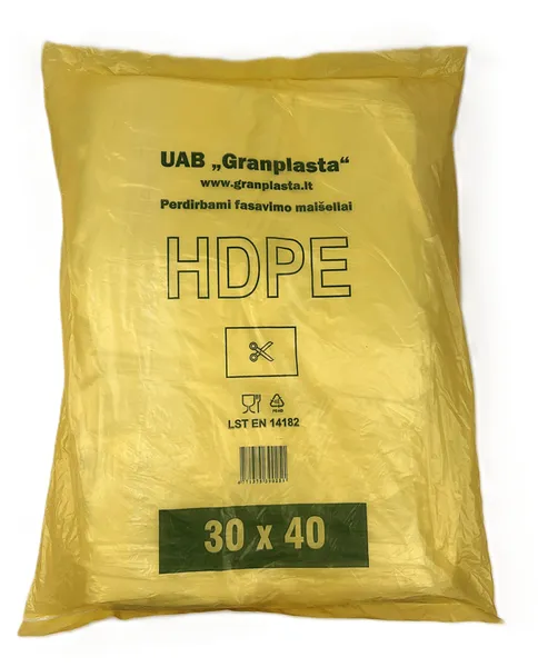 Fasējuma maisi, 30x40, 8mk, 1.54kg, 1000gab